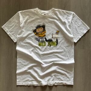 Vintage 90s Where The Wild Things Are T-shirt Size Large